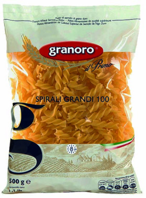 Spirali Grandi n 100 (Granoro) - Teigwaren aus Hartweizengrieß aus Apulien